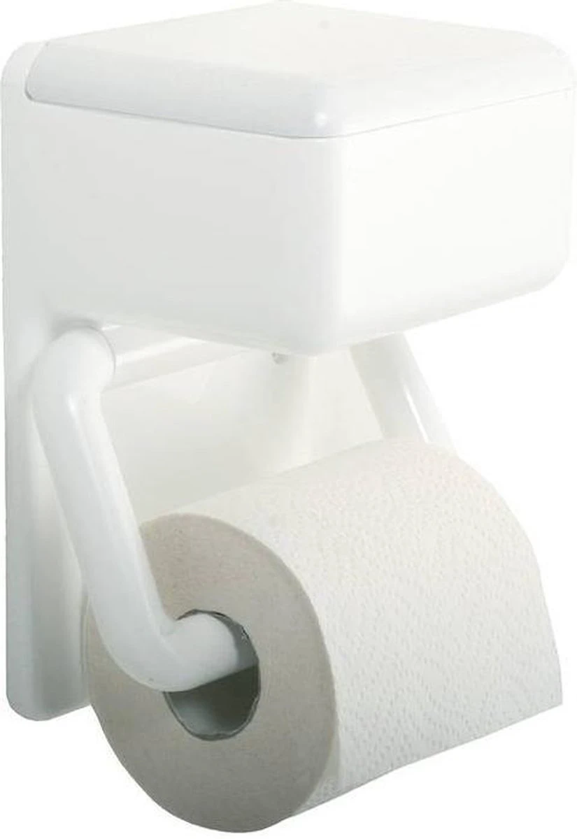 Wenko Wc Rolhouder Met Vochtheidsdoekjes Opberging 3 Wenko Wc Rolhouder Met Vochtheidsdoekjes Opberging - Afbeelding 3