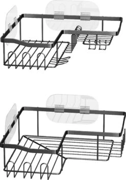 STRICX Doucherekhoek 2 Laags Zwart - Zonder Boren - Zelfklevend Doucherek - Doucherek - Doucherek Voor Badkamer/ Keuken - Doucherek Met Plakstrip - Keukenrek Met Plakstrip - Badrek Douche – Doucherek Hoekvorm - Badkamerrek Douchemandje 19 STRICX Doucherekhoek 2 Laags Zwart - Zonder Boren - Zelfklevend Doucherek - Doucherek - Doucherek Voor Badkamer/ Keuken - Doucherek Met Plakstrip - Keukenrek Met Plakstrip - Badrek Douche – Doucherek Hoekvorm - Badkamerrek Douchemandje -Merkloos Verkoop 839x1200