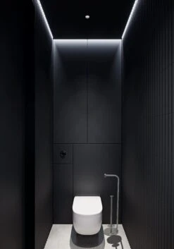 LuxeRoyal - Stainless Wc Rolhouder Staand - Geschikt Voor 3 Rollen - Toiletrolhouder En Reseverolhouder - 70 CM - RVS - Wc Rolhouder Zonder Boren - Toiletrolhouder Zonder Boren