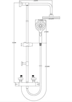4bathroomz® Zwarte Regendouche Met Thermostatische Kraan - 20cm Hoofddouche 19 4bathroomz® Zwarte Regendouche Met Thermostatische Kraan - 20cm Hoofddouche -Merkloos Verkoop 845x1200