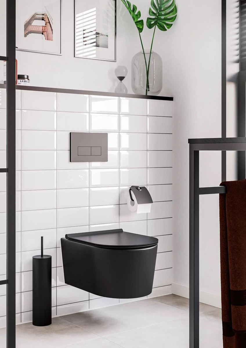 Saqu Wiru 2.0 Bedieningspaneel T.b.v. Saqu Wiru 2.0 Inbouwreservoir Mat Zwart 8 Saqu Wiru 2.0 Bedieningspaneel T.b.v. Saqu Wiru 2.0 Inbouwreservoir Mat Zwart - Afbeelding 8