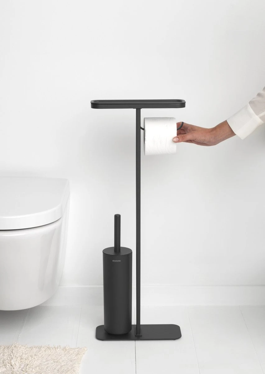Brabantia MindSet Toiletbutler - Mineral Infinite Grey 8 Brabantia MindSet Toiletbutler - Mineral Infinite Grey - Afbeelding 8