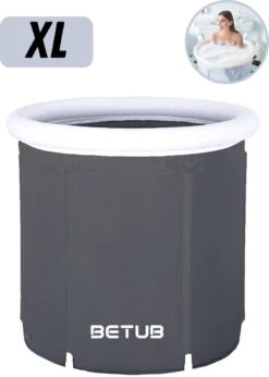 BETUB Zitbad Opvouwbare Badkuip Folding Bath Bathtub – Zit Zwembad – Ijsbad – Warm Bad – Ontspanning – Voor Onder De Douche – Tuin - Balkon Incl. Zitkussen -Merkloos Verkoop 857x1200 3
