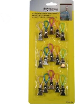 Merkloos Benson Handdoekhouders - Handdoekclips - 15 Stuks -Merkloos Verkoop 859x1200
