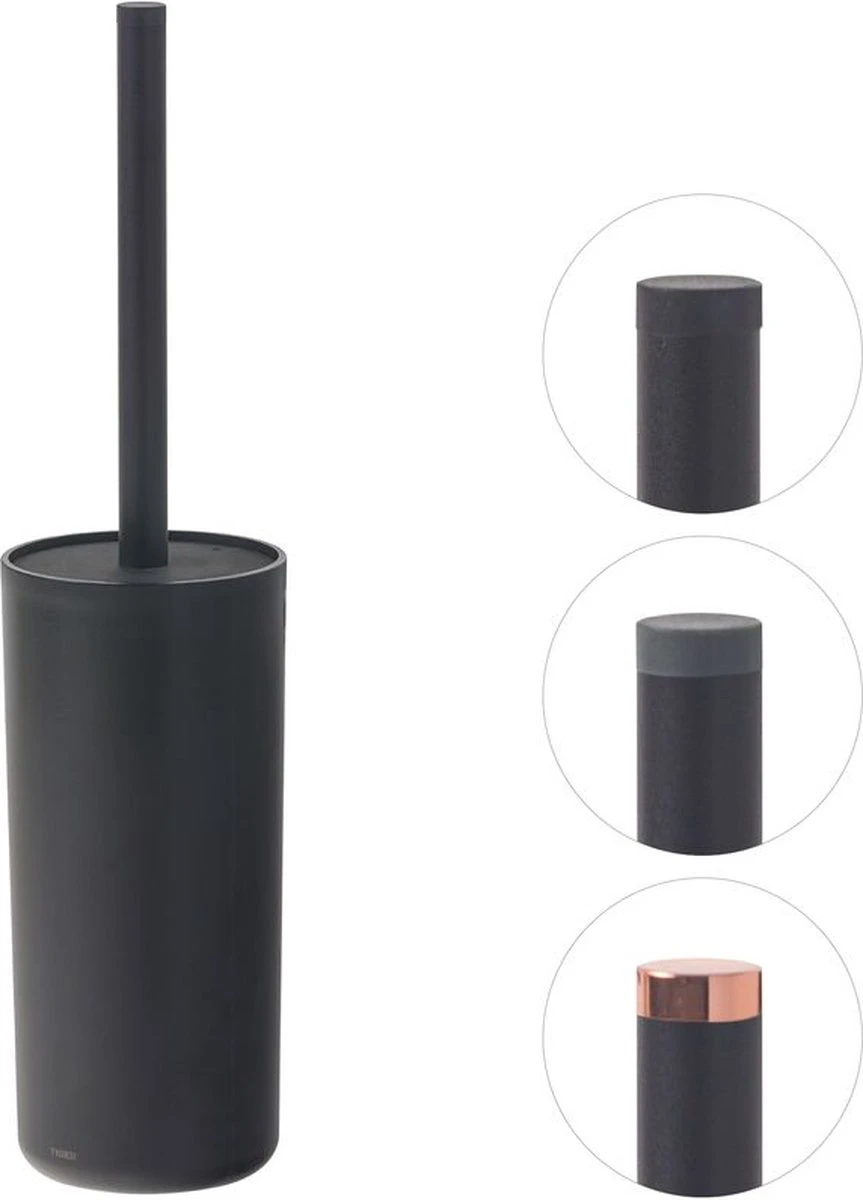 Tiger Urban - Toiletborstel Met Houder Vrijstaand - Zwart 2 Tiger Urban - Toiletborstel Met Houder Vrijstaand - Zwart - Afbeelding 2