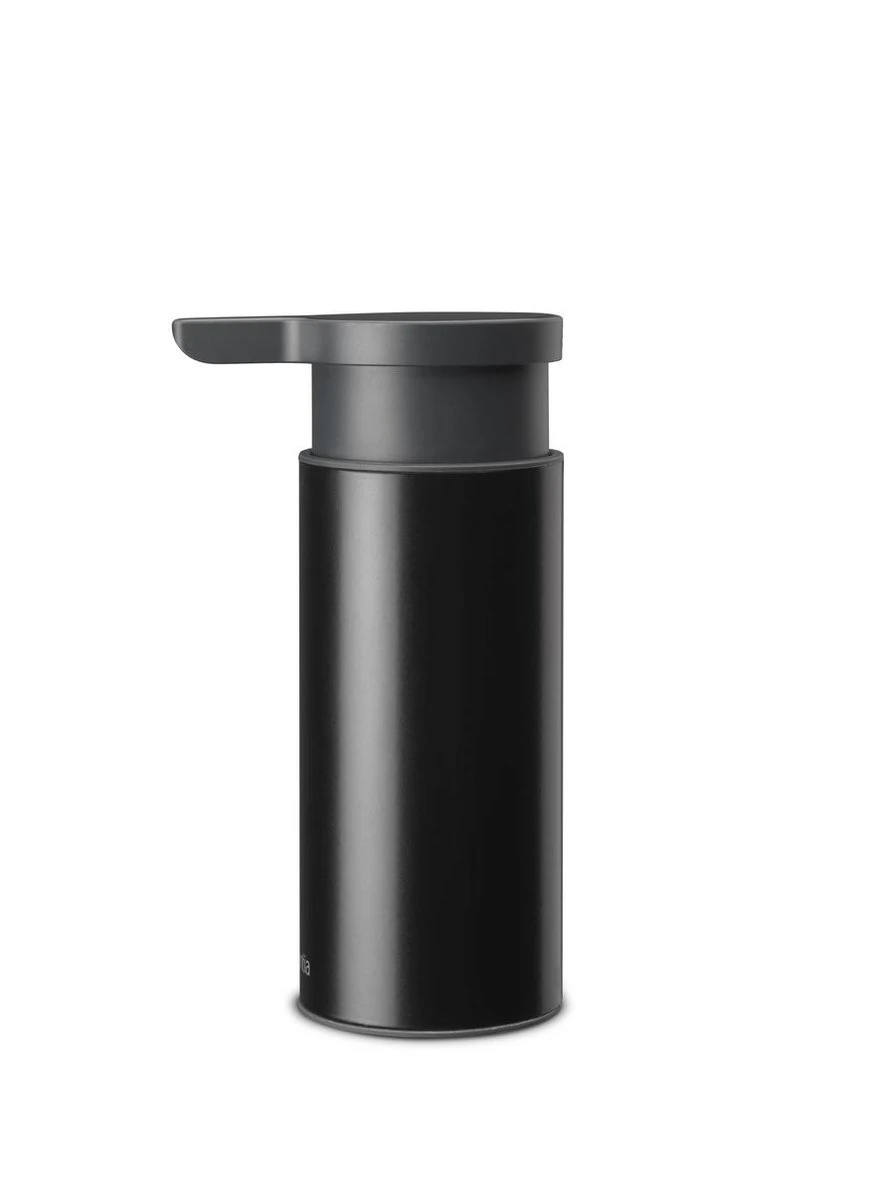 Brabantia Zeepdispenser - 200 Ml - Matt Black 3 Brabantia Zeepdispenser - 200 Ml - Matt Black - Afbeelding 3