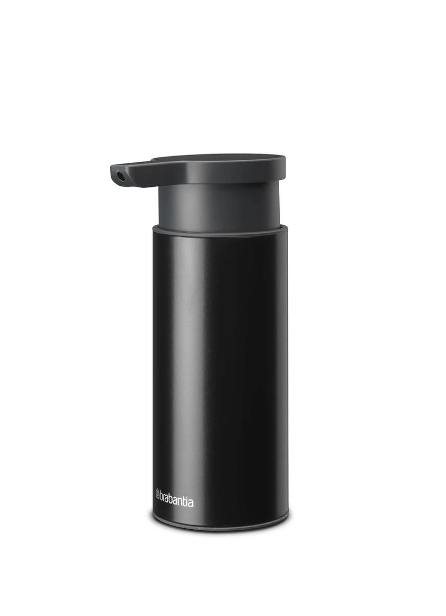 Brabantia Zeepdispenser - 200 Ml - Matt Black 2 Brabantia Zeepdispenser - 200 Ml - Matt Black - Afbeelding 2
