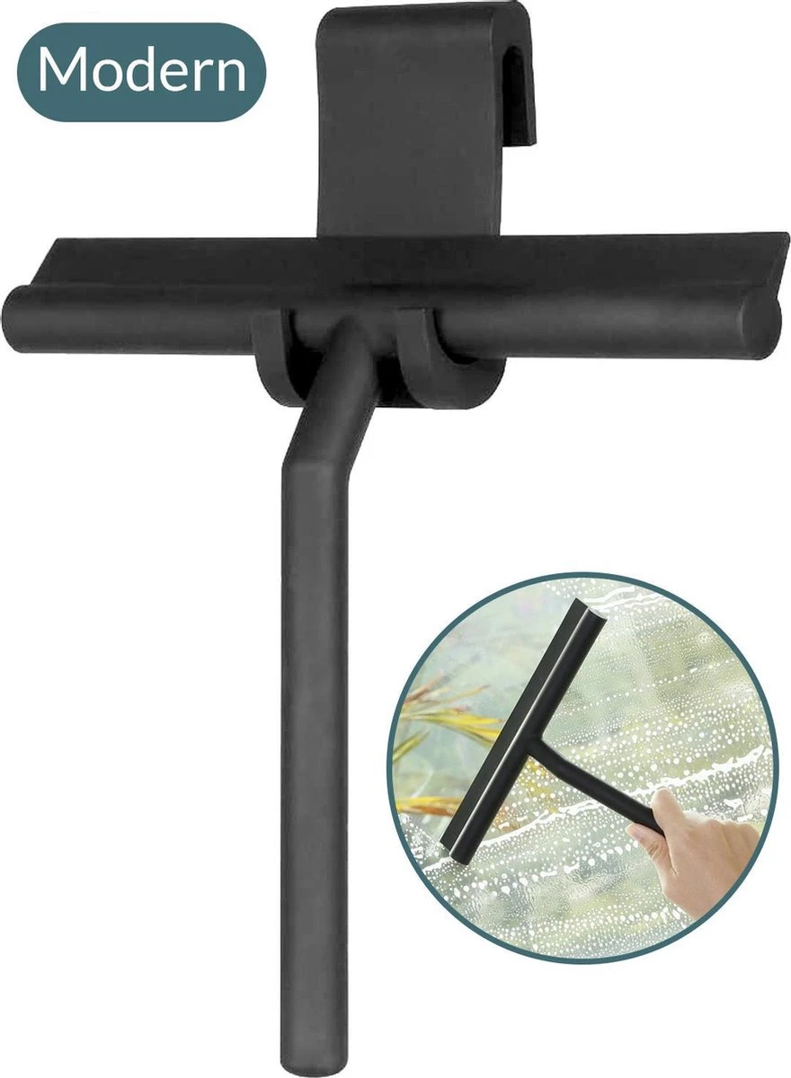 Seaside Originals Luxe Douchewisser Zwart Met Ophangsysteem En Opbergzakje - Raamwisser - Douchetrekker - Raamtrekker - Antislip - Badkamer Accessoires 1 Seaside Originals Luxe Douchewisser Zwart Met Ophangsysteem En Opbergzakje - Raamwisser - Douchetrekker - Raamtrekker - Antislip - Badkamer Accessoires