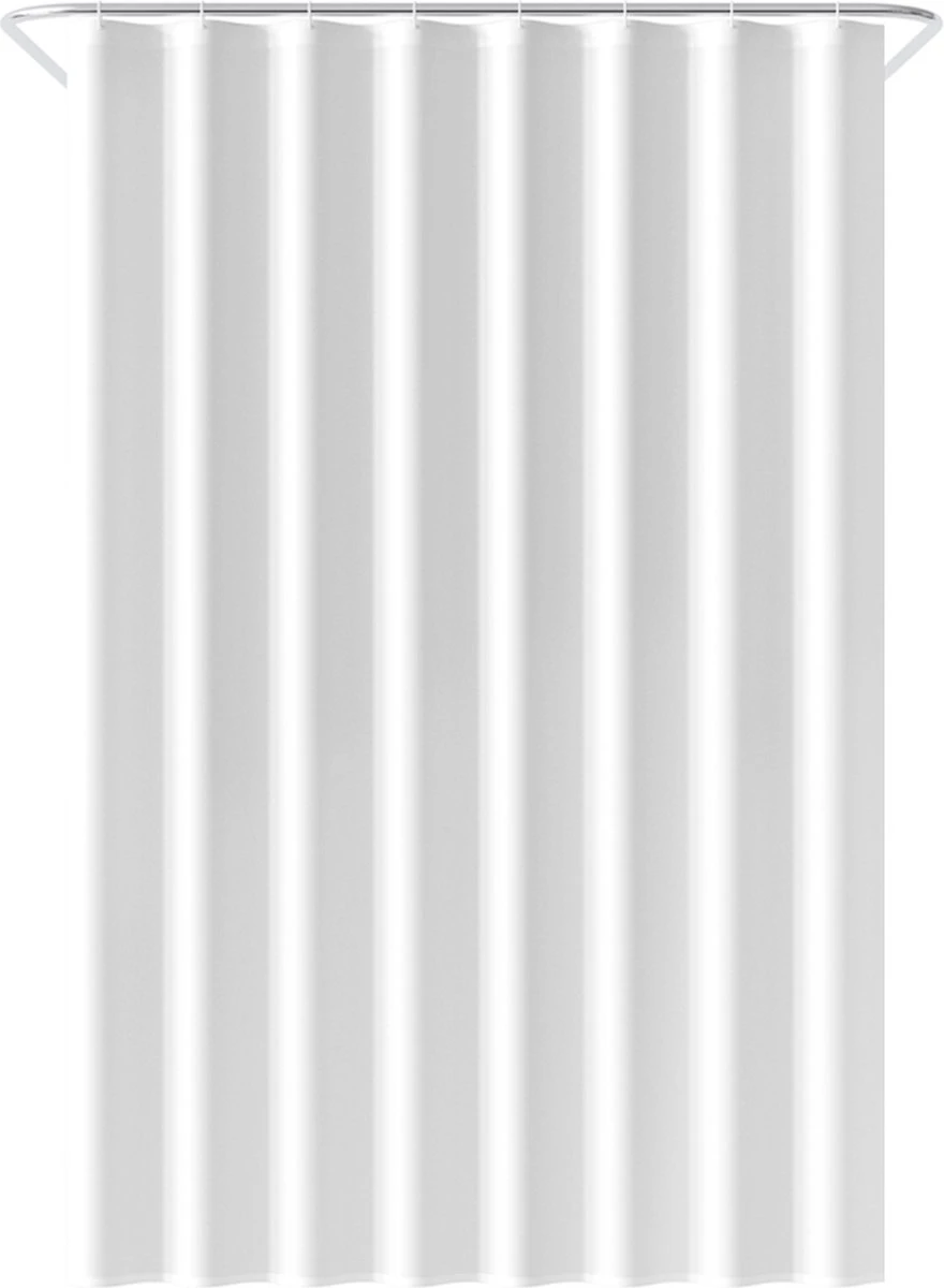 Loti Living Douchegordijn Anti Schimmel – Wit - Inclusief Ringen – Waterdicht - Polyester - Douchegordijn 120x200 Cm 1 Loti Living Douchegordijn Anti Schimmel – Wit - Inclusief Ringen – Waterdicht - Polyester - Douchegordijn 120x200 Cm