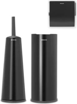 Brabantia ReNew Toiletaccessoires - 3-delig - Matt Black