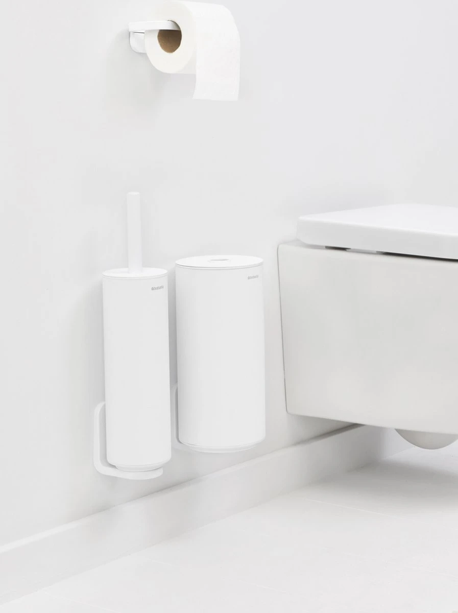 Brabantia MindSet Toiletaccessoires Set Van 3 - Mineral Fresh White 4 Brabantia MindSet Toiletaccessoires Set Van 3 - Mineral Fresh White - Afbeelding 4