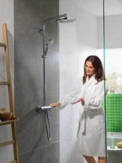 Hansgrohe Crometta S 240 Showerpipe - 1jet - Incl. Thermostaat - Chroom -Merkloos Verkoop 899x1200 25