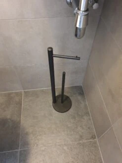 Luxe Toiletrolhouder - Toiletrolstandaard - Geschikt Voor 4 Wc Rollen - Metaal Zwart -Merkloos Verkoop 900x1200 11