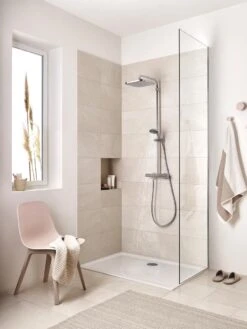 GROHE QuickFix Vitalio Start 250 Regendouche - □ 25 Cm - Vierkant - Met Thermostaatkraan - Chroom 25 GROHE QuickFix Vitalio Start 250 Regendouche - □ 25 Cm - Vierkant - Met Thermostaatkraan - Chroom -Merkloos Verkoop 900x1200 43