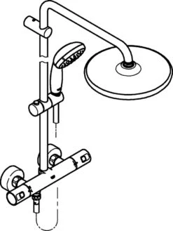 GROHE Vitalio Start 250 Regendouche - ø 25 Cm - Rond - Zwart 14 GROHE Vitalio Start 250 Regendouche - ø 25 Cm - Rond - Zwart -Merkloos Verkoop 902x1200 4