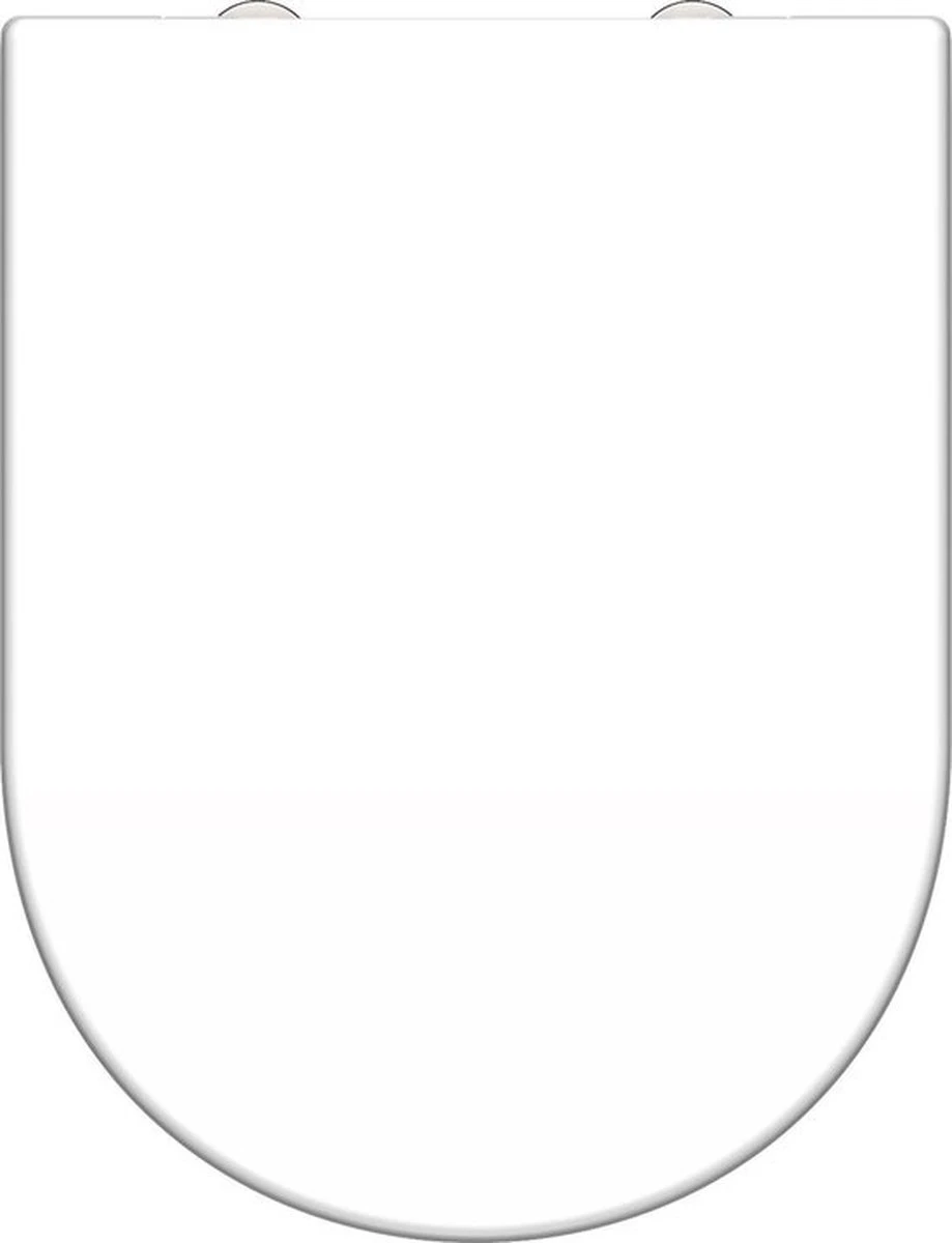 SCHÜTTE WC-Bril 82910 D-SHAPE WHITE - Duroplast - D-vorm - Soft Close - Afklikbaar - RVS-Scharnieren - Gelakt - Wit 1 SCHÜTTE WC-Bril 82910 D-SHAPE WHITE - Duroplast - D-vorm - Soft Close - Afklikbaar - RVS-Scharnieren - Gelakt - Wit