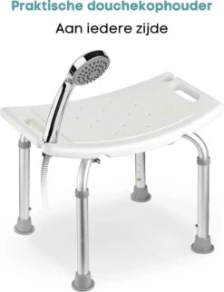 Life&Home Douchekruk - Wandbeugel Bijgeleverd - Douchestoel - 6 Hoogtes - Max 130 Kg - Handgrepen -Merkloos Verkoop 920x1200 6