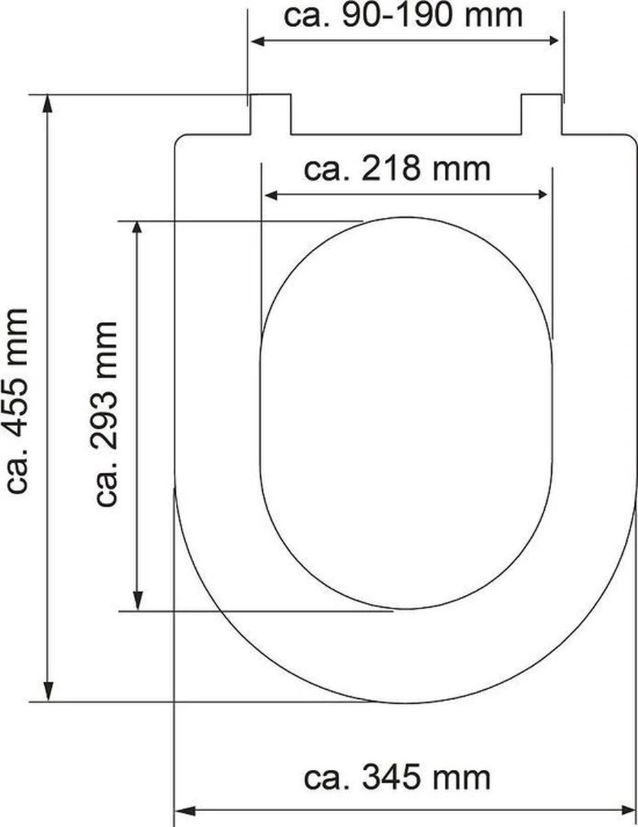 SCHÜTTE WC-Bril 82910 D-SHAPE WHITE - Duroplast - D-vorm - Soft Close - Afklikbaar - RVS-Scharnieren - Gelakt - Wit 5 SCHÜTTE WC-Bril 82910 D-SHAPE WHITE - Duroplast - D-vorm - Soft Close - Afklikbaar - RVS-Scharnieren - Gelakt - Wit - Afbeelding 5