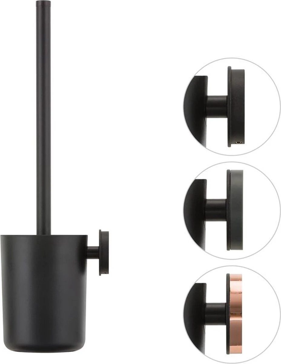 Tiger Urban - Toiletborstel Met Houder - Zwart 4 Tiger Urban - Toiletborstel Met Houder - Zwart - Afbeelding 4