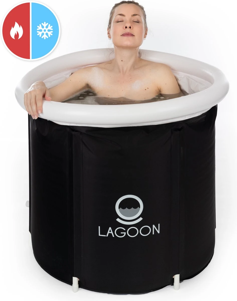 Lagoon® Opblaasbaar Zitbad Voor Volwassenen Bathbucket - Met Relaxing Giftset - Wim Hof Methode - Opvouwbaar & Inklapbaar Spa Bad - Bath Bucket - IJsbad - Opblaasbad - Dompelbad 4 Lagoon® Opblaasbaar Zitbad Voor Volwassenen Bathbucket - Met Relaxing Giftset - Wim Hof Methode - Opvouwbaar & Inklapbaar Spa Bad - Bath Bucket - IJsbad - Opblaasbad - Dompelbad - Afbeelding 4