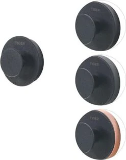 Tiger Urban Toiletaccessoireset - Toiletborstel Met Houder - Toiletrolhouder Met Klep - Handdoekhaak - Zwart -Merkloos Verkoop 947x1200