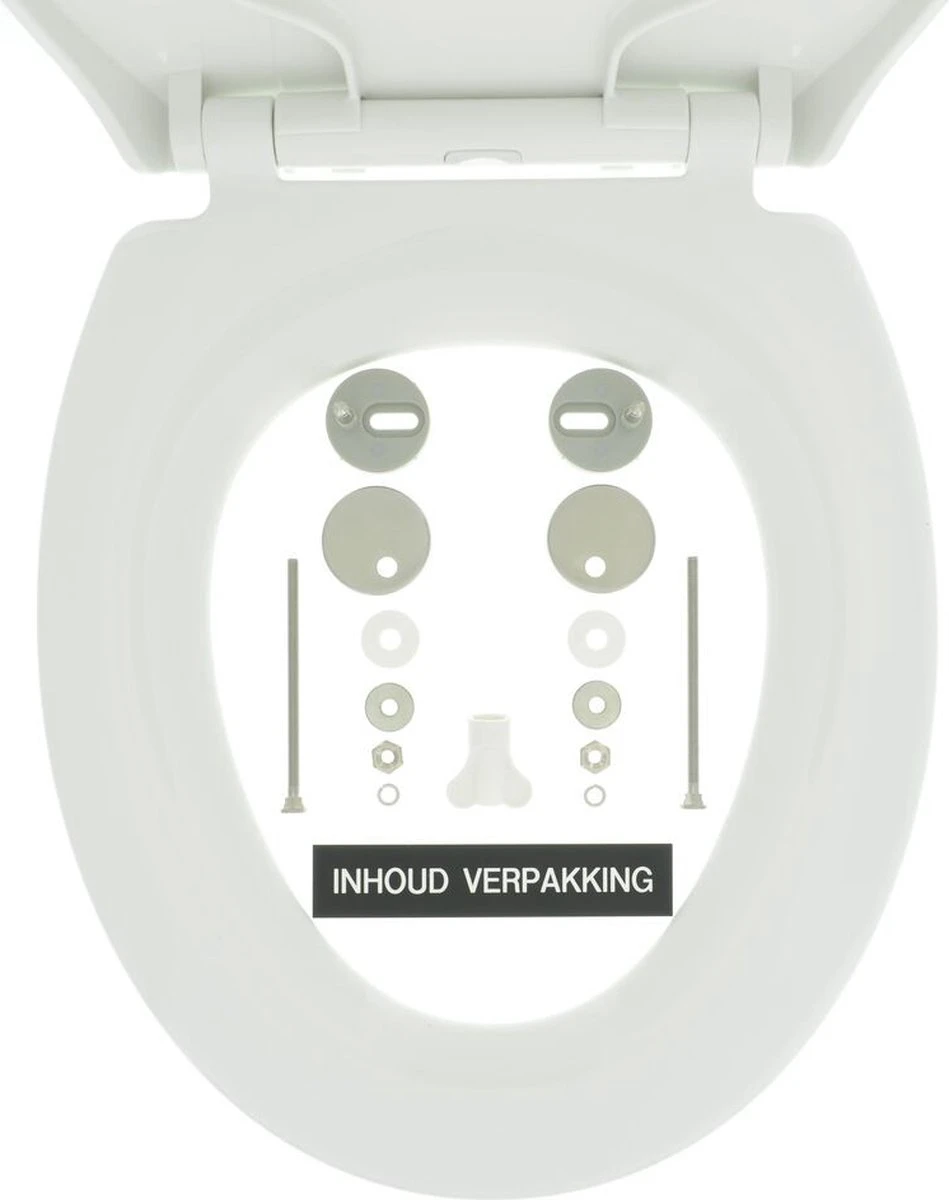 Tiger Tulsa - Toiletbril Met Deksel - WC Bril - Thermoplast Wit 12 Tiger Tulsa - Toiletbril Met Deksel - WC Bril - Thermoplast Wit - Afbeelding 12