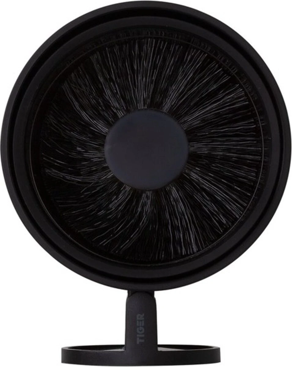 Tiger Tune - Toiletborstel Met Houder - Zwart Metaal Geborsteld / Zwart 2 Tiger Tune - Toiletborstel Met Houder - Zwart Metaal Geborsteld / Zwart - Afbeelding 2