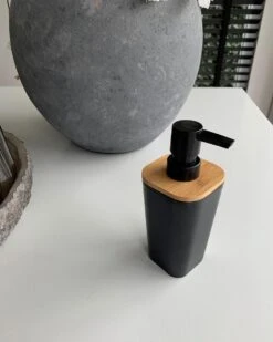 Five Zeeppompje/zeepdispenser Van Kunststeen - Zwart - 300 Ml -Merkloos Verkoop 960x1200 13