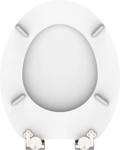 SCHÜTTE WC-Bril 84100 WHITE - MDF-Hout - Soft Close - Verchroomde Scharnieren - Gelakt - Wit -Merkloos Verkoop 962x1200 7