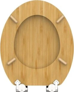 SCHÜTTE WC-Bril 81101 NATURAL BAMBOO - Massief Bamboe - Soft Close - Verchroomde Scharnieren 14 SCHÜTTE WC-Bril 81101 NATURAL BAMBOO - Massief Bamboe - Soft Close - Verchroomde Scharnieren -Merkloos Verkoop 966x1200 3