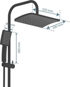 SCHÜTTE Mallorca Douchesysteem - Regendouche - 95 Cm Stang - Wandhouder In Hoogte Verstelbaar - Mat Zwart 17 SCHÜTTE Mallorca Douchesysteem - Regendouche - 95 Cm Stang - Wandhouder In Hoogte Verstelbaar - Mat Zwart -Merkloos Verkoop 968x1200 1