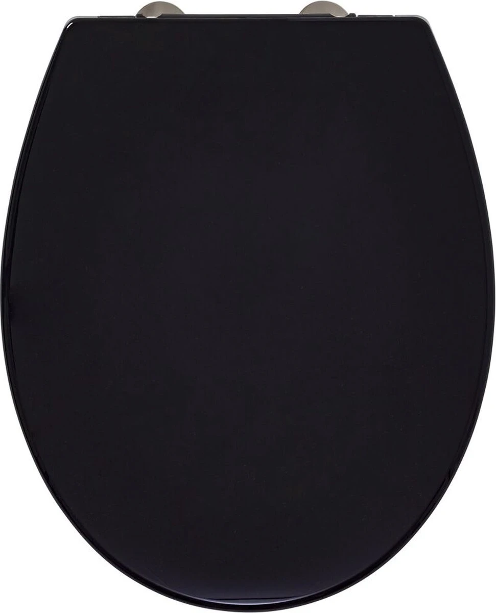 Tiger Tulsa - Toiletbril Met Deksel - WC Bril - Thermoplast Zwart 5 Tiger Tulsa - Toiletbril Met Deksel - WC Bril - Thermoplast Zwart - Afbeelding 5