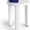 Douchekruk Wit Met Antislip Poten, Kruk Badkamer
