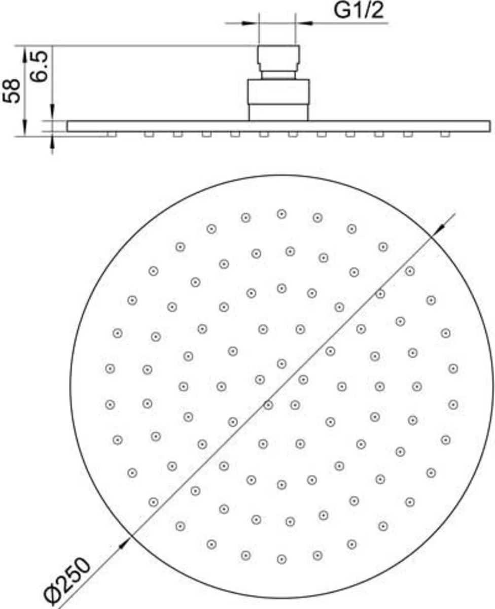 Ben Promo Hoofddouche - 20 Cm - Kunststof - Chroom - Douchekop 3 Ben Promo Hoofddouche - 20 Cm - Kunststof - Chroom - Douchekop - Afbeelding 3