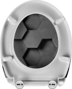 SCHÜTTE WC-Bril 82392 GREY HEXAGONS - Duroplast - Soft Close - Afklikbaar - RVS-Scharnieren - Decor - 3-zijdige Print 12 SCHÜTTE WC-Bril 82392 GREY HEXAGONS - Duroplast - Soft Close - Afklikbaar - RVS-Scharnieren - Decor - 3-zijdige Print -Merkloos Verkoop 977x1200 19