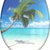 SCHÜTTE WC-Bril 82363 CARRIBEAN - Duroplast - Soft Close - Afklikbaar - RVS-Scharnieren - Decor - 3-zijdige Print