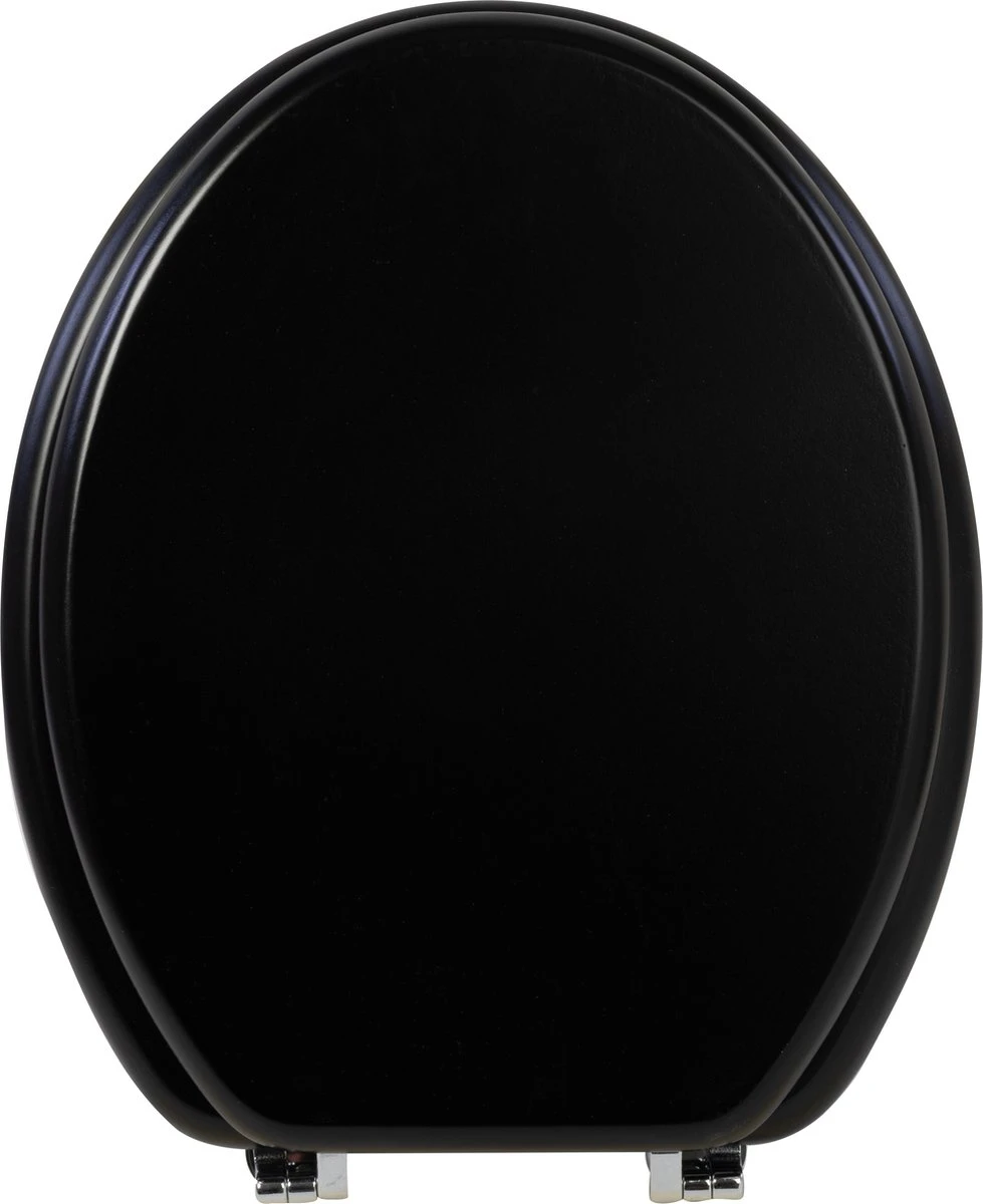 Plieger Classic Toiletbril – Wc Bril Zwart Gelakt MDF – Wc Brillen Met Deksel – Met Bevestigingsset 3 Plieger Classic Toiletbril – Wc Bril Zwart Gelakt MDF – Wc Brillen Met Deksel – Met Bevestigingsset - Afbeelding 3