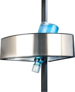 WENKO Telescopisch Doucherek Big Black 3-laags Met Spiegel Zilver/zwart - Bevestigen Zonder Boren 20 WENKO Telescopisch Doucherek Big Black 3-laags Met Spiegel Zilver/zwart - Bevestigen Zonder Boren -Merkloos Verkoop 984x1200