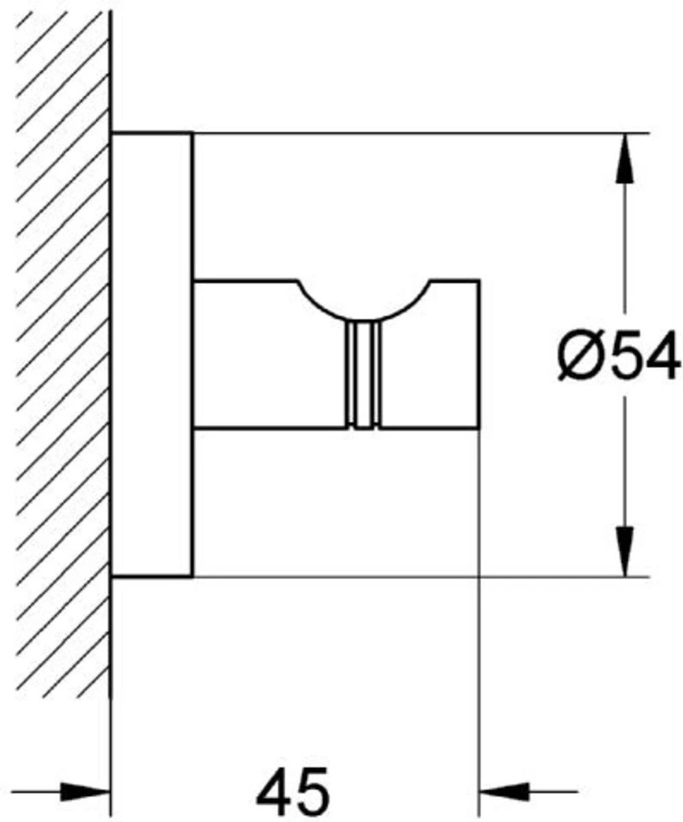 GROHE Essentials Badjashaak - Handdoekhaak - Metaal - Chroom - 40364001 3 GROHE Essentials Badjashaak - Handdoekhaak - Metaal - Chroom - 40364001 - Afbeelding 3